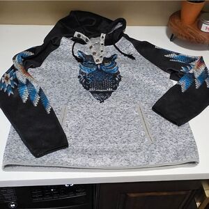 Owl Half Snap Pullover